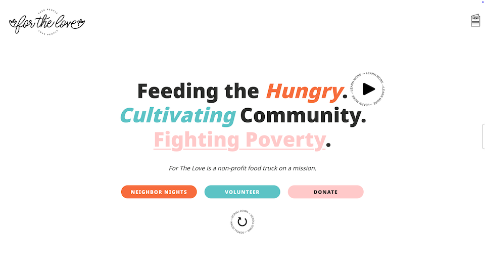 For the Love Website