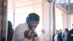 dj at an event