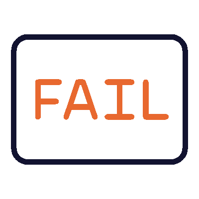 Animated image with the word "Fail"