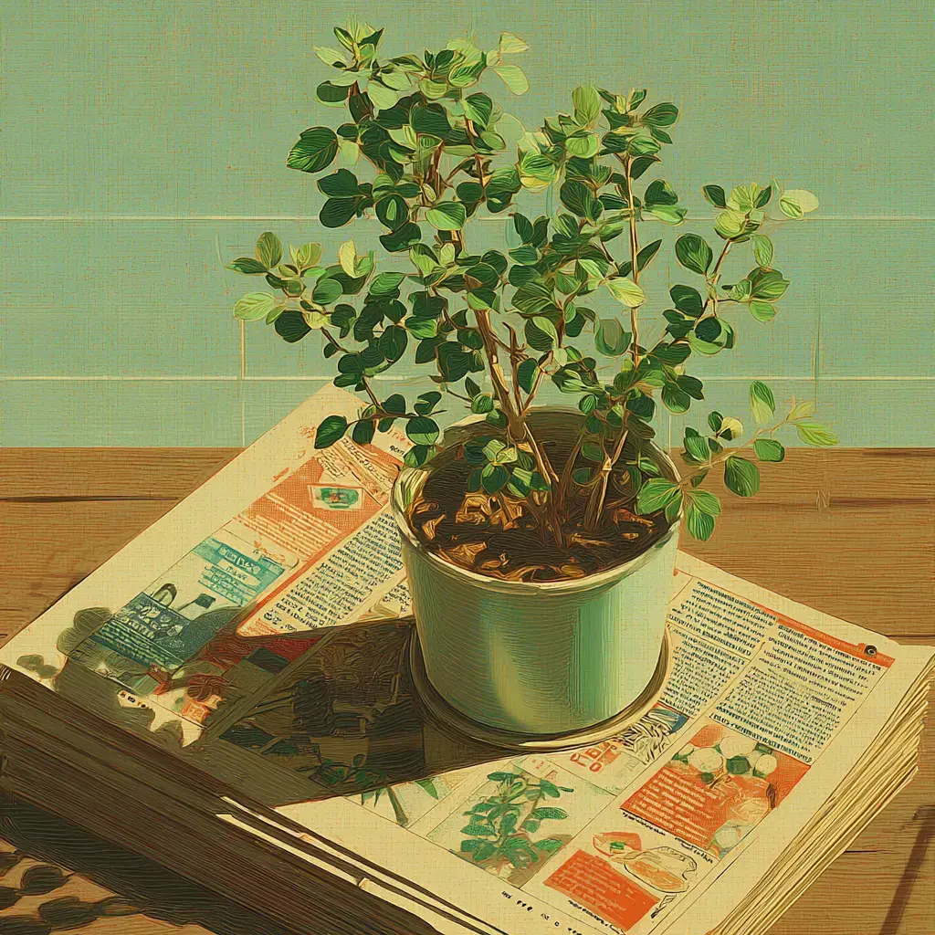 a small plant in a pot