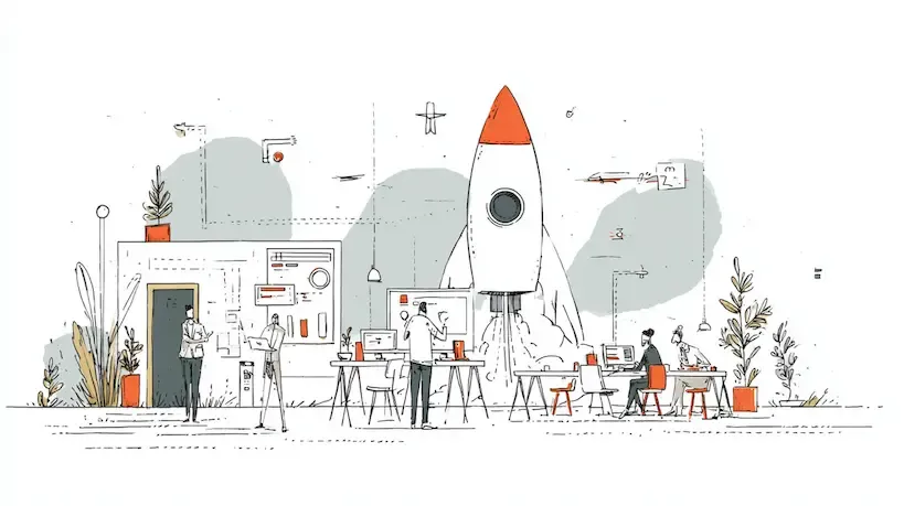 Rocket Illustration